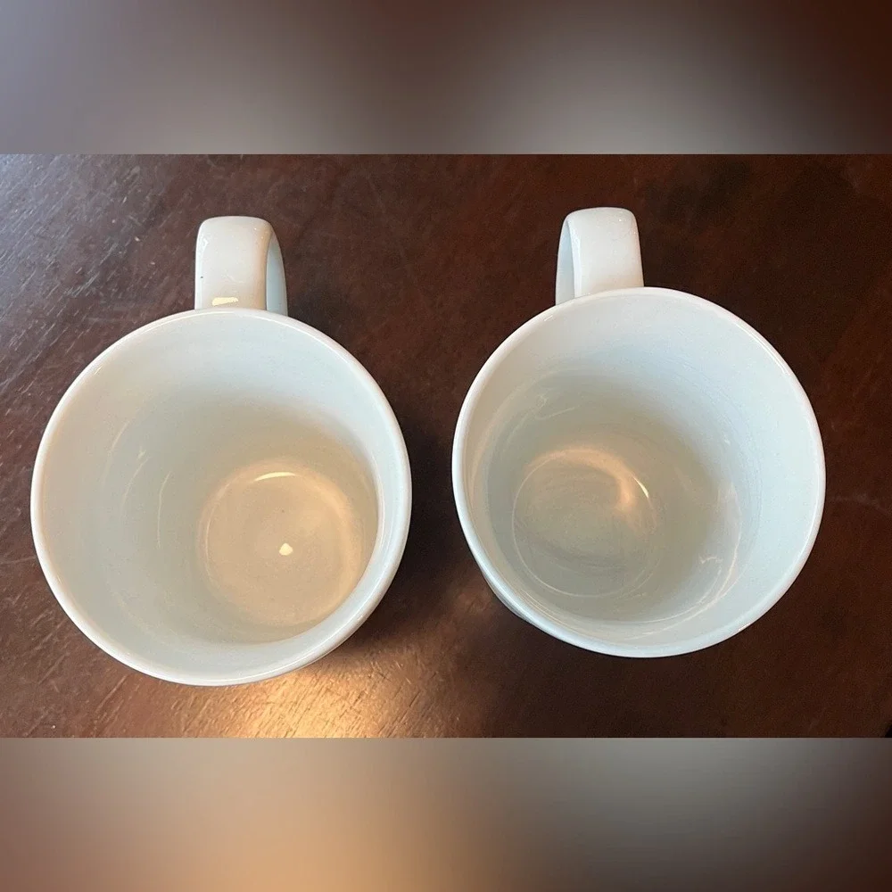 Set Of 2 222 Fifth PTS City Scenes Venice and Rome Mug Cup Black And White